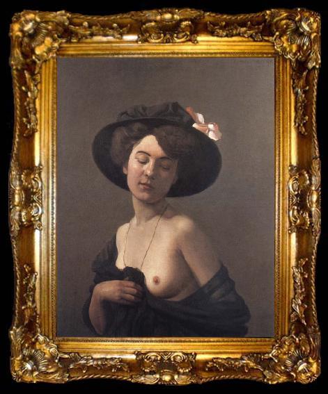 framed  Felix  Vallotton Woman with Black Hat, ta009-2